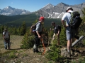 Lost Creek trail clearing crew