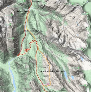 amiskwi ridge map