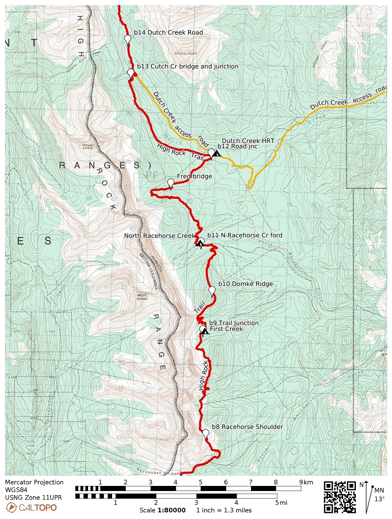 Maps The Great Divide Trail Association