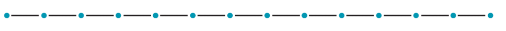A line with dots